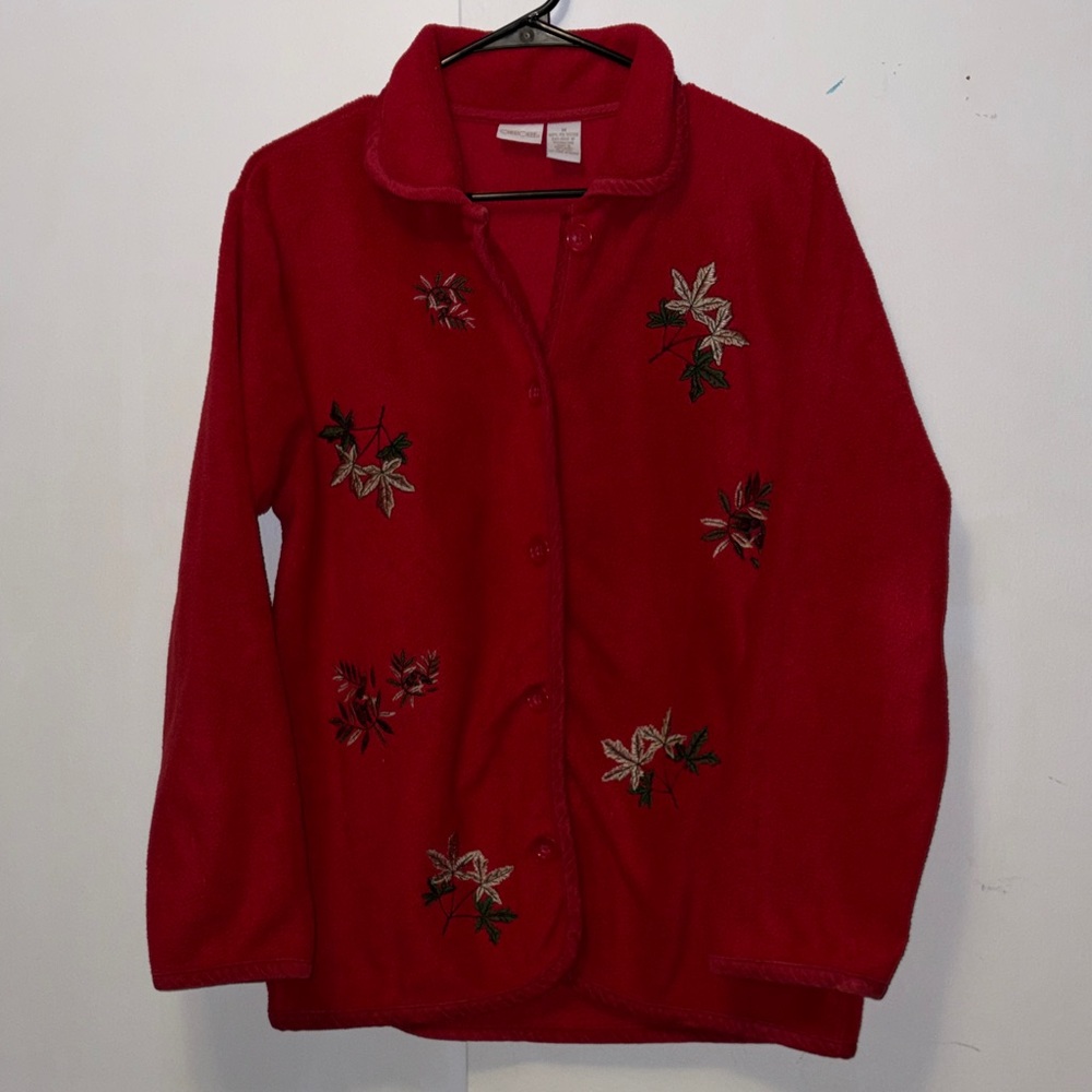 Cherokee Vibrant Red Cardigan